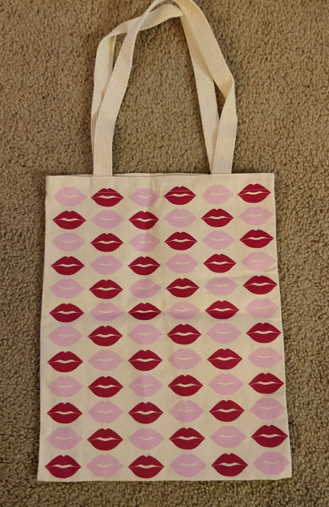Lips Canvas Tote Bag Bare Minerals New